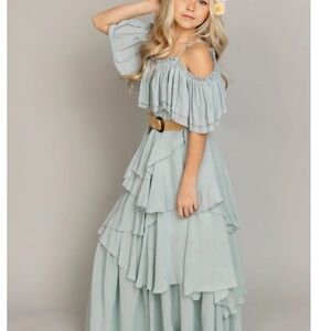 Joyfolie Light Blue Litta Kids Dress